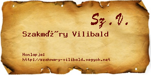 Szakmáry Vilibald névjegykártya